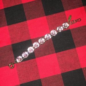 Plunder Pink Rhinestone Bracelet